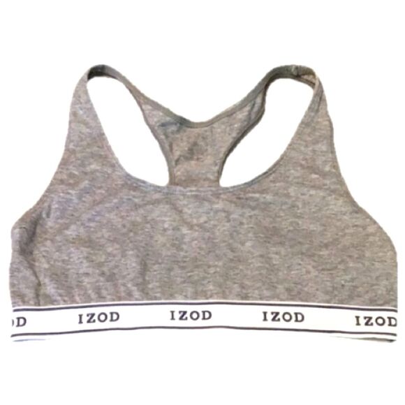 IZOD Athletic Sports Bra Unlined Womens Size Large Set of 2 - Picture 7 of 9
